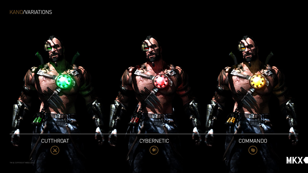Kano's fighting style's in MKX