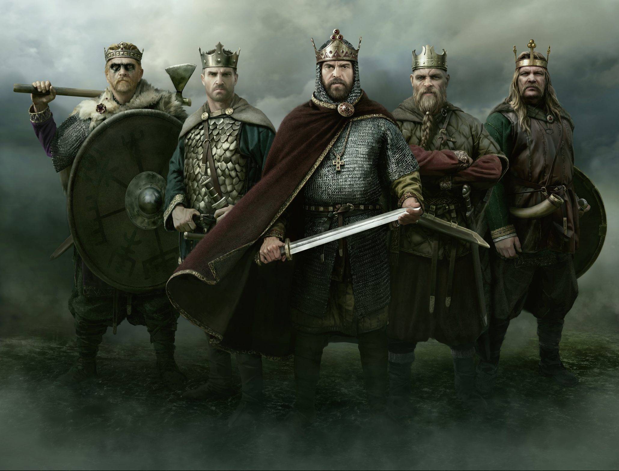 Pick Your Poison: You can play as 5 cultures in Thrones of Britannia; The Viking Sea Captains, The Welsh, The English, The Great Viking Army, and The Gaels.