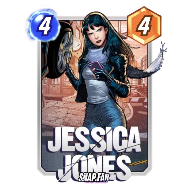 The Jessica Jones card from Marvel Snap